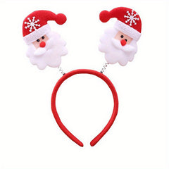 Christmas Headband Hair Clip Reindeer Santa Claus Headwear