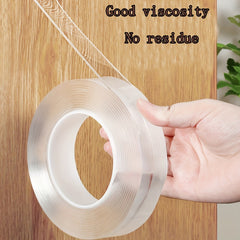 Double Sided Tape Reusable Seamless Strong Versatile Home Kitchen