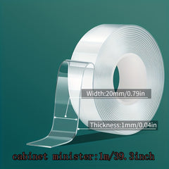 Double Sided Tape Reusable Seamless Strong Versatile Home Kitchen