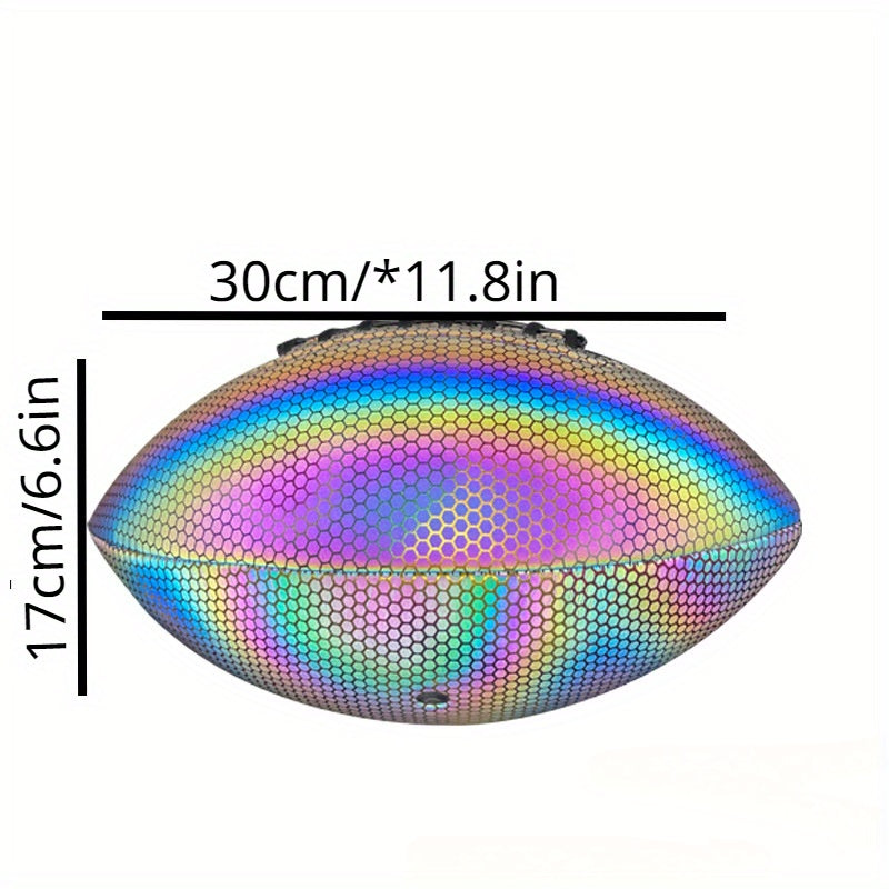 Reflective Luminous Rugby Competition Training Ball No 9
