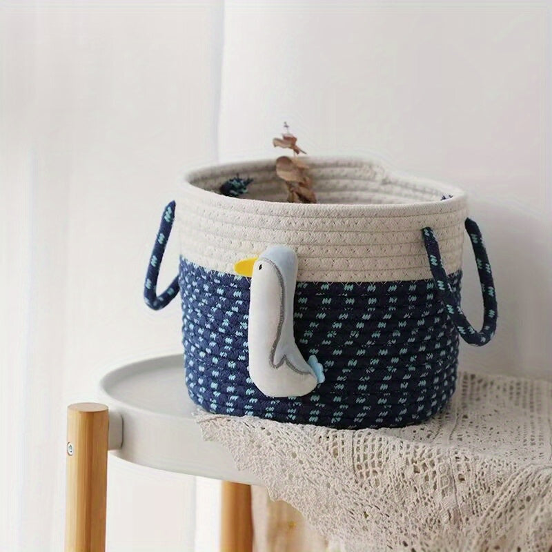 Snack Storage Basket Dorm Room Decor Bedside Organizer