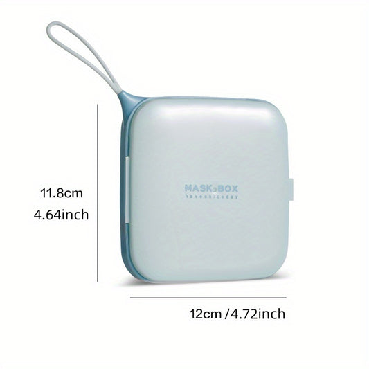 Portable Plastic Square Mask Box for Home and Outdoor