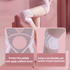 Yoga Sports Knitted Knee Pads - Fitness Pilates Running Dance