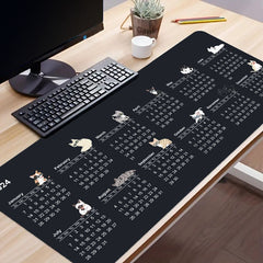 Desk Pad Calendar & Mouse Pad Combo - Creative Accessory
