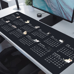 Desk Pad Calendar & Mouse Pad Combo - Creative Accessory