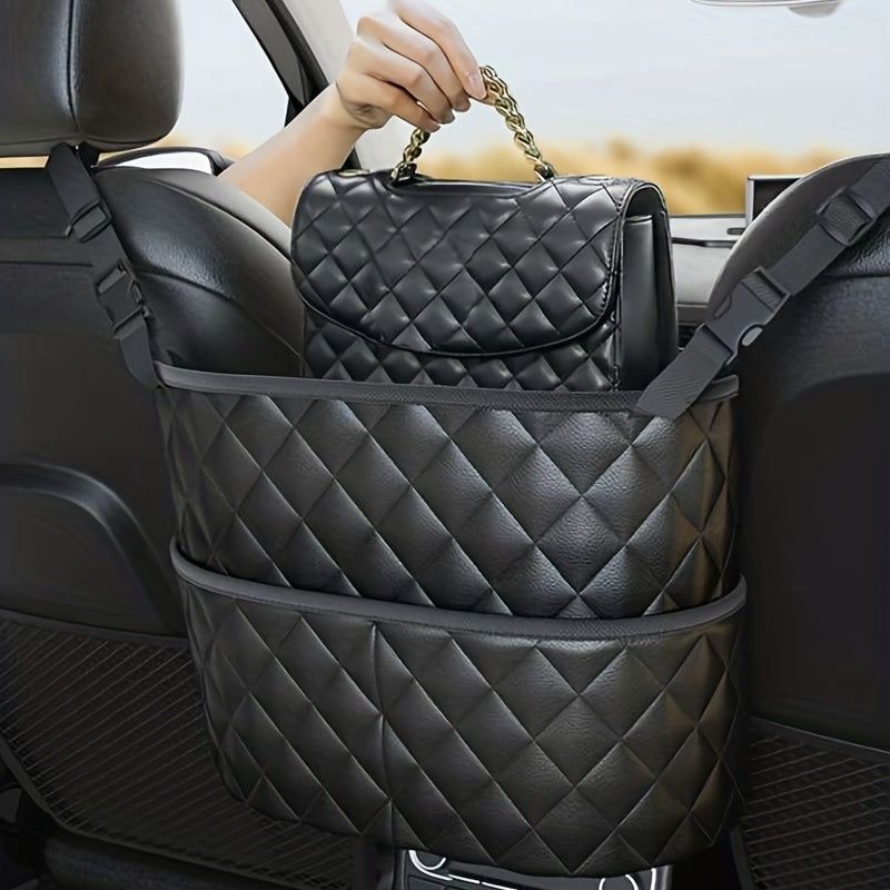 Leather Car Purse Handbag Holder Between Seats