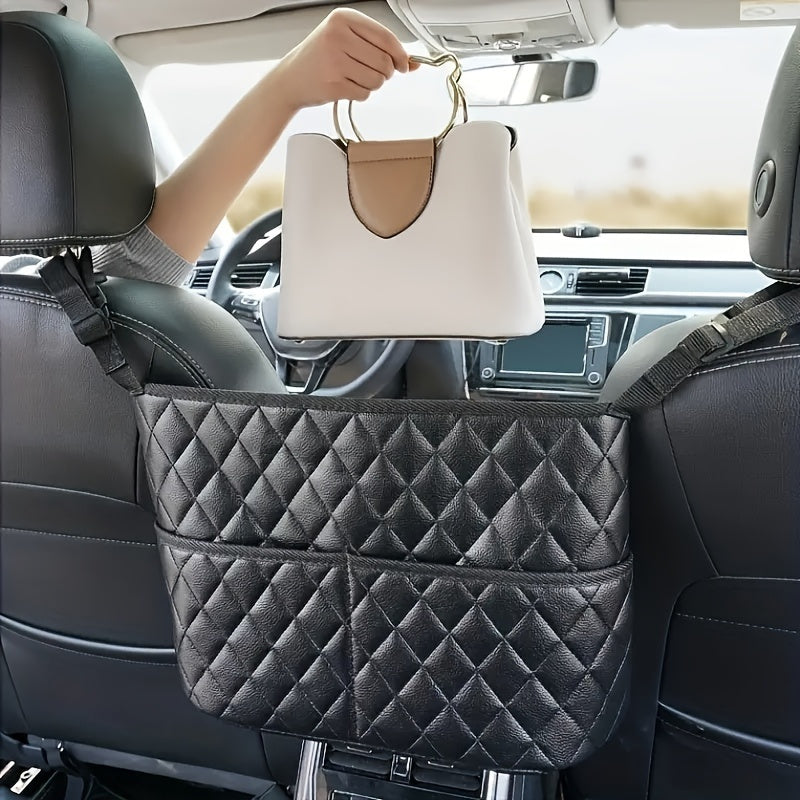 Leather Car Purse Handbag Holder Between Seats