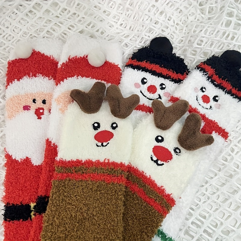 Christmas Socks Soft Thick Warm Winter Socks