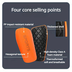 Soccer Shin Guards - Knee Shin Protective Pads for Football Basketball