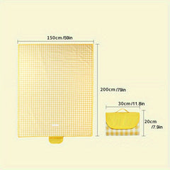 XL Waterproof Picnic Blanket Oxford Foldable Mat for Lawn Park Beach