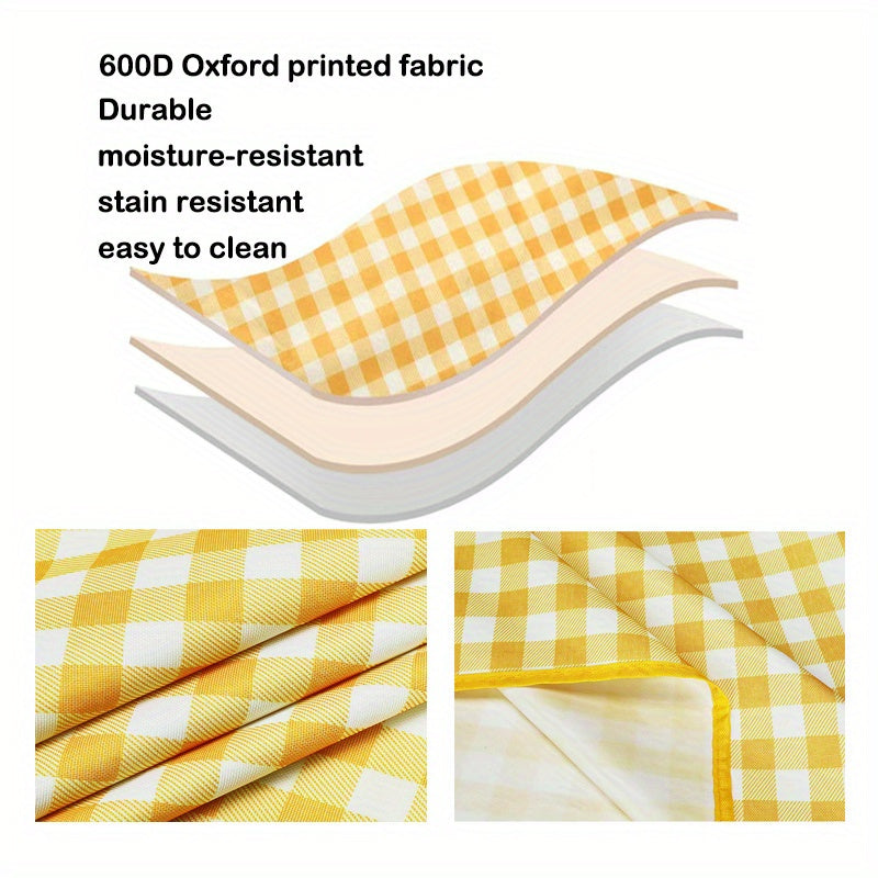 XL Waterproof Picnic Blanket Oxford Foldable Mat for Lawn Park Beach
