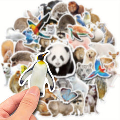50pcs YEESACG Animal Love Doodle Stickers for Skateboards Helmets