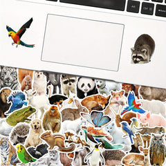 50pcs YEESACG Animal Love Doodle Stickers for Skateboards Helmets
