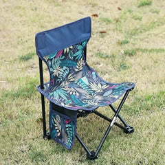 Portable Folding Camping Chair Heavy Duty Backrest Outdoor Beach Fishing