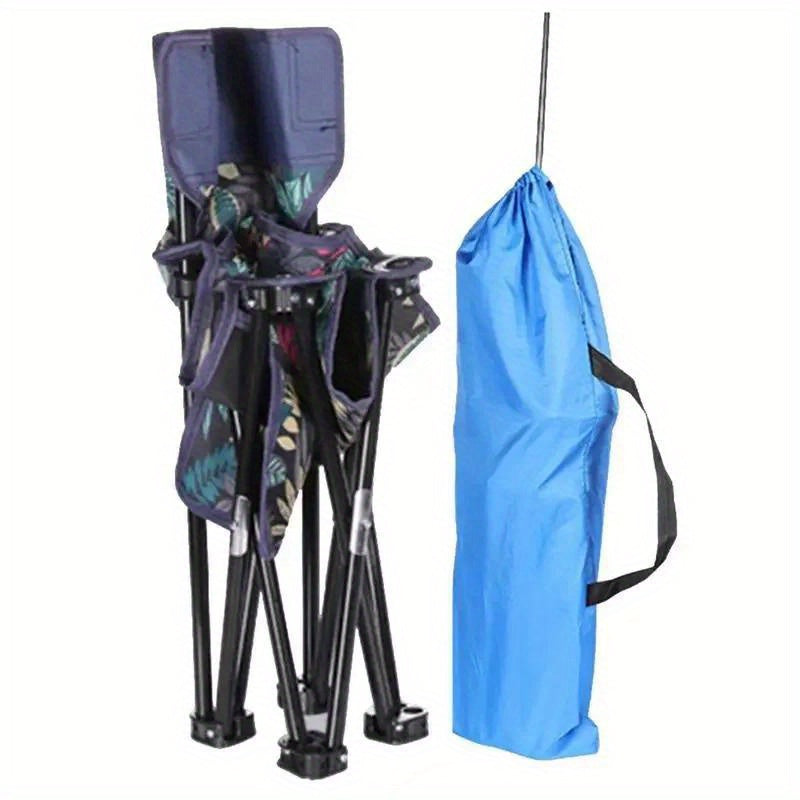 Portable Folding Camping Chair Heavy Duty Backrest Outdoor Beach Fishing