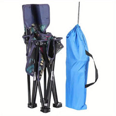 Portable Folding Camping Chair Heavy Duty Backrest Outdoor Beach Fishing
