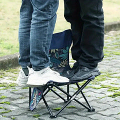 Portable Folding Camping Chair Heavy Duty Backrest Outdoor Beach Fishing