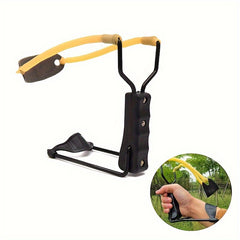 Outdoor Slingshot with Wrist Support and Rubber Strap
