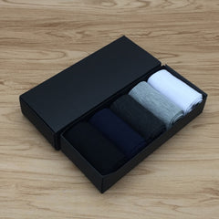 5 Pairs Men's Business Crew Socks for Autumn Winter
