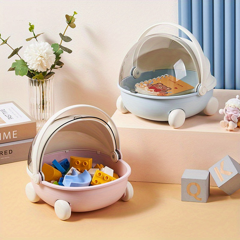 Cartoon Desktop Storage Box Toy Small Storage Box Dustproof Container