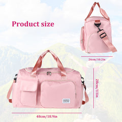 Large Capacity Waterproof Travel Duffel Bag Lightweight Sports Gym Bag