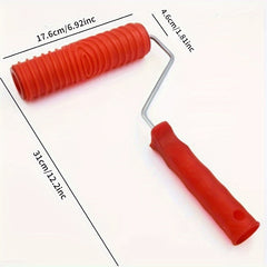 1pc Paint Roller Stamp Wall Decorative Cylinder Tools