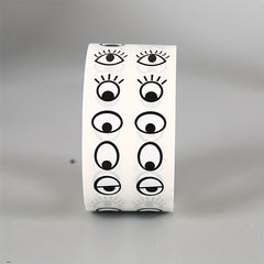 1000pcs Self-adhesive Eye Stickers DIY Activities Cartoon Label Stickers