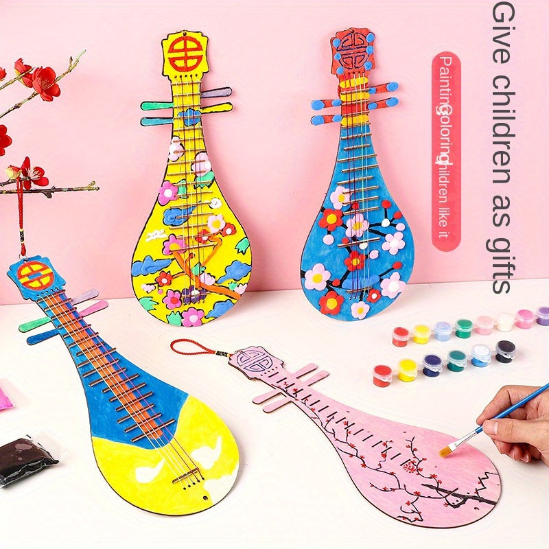 Biwa Doodle Musical Instrument Wooden Toy