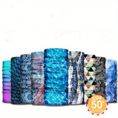 Watercolor Printed Outdoor Headband Sports Mask for Riding