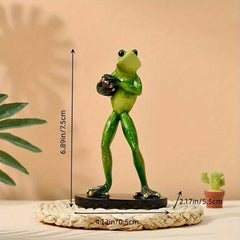 Garden Frog Sports Frog Decorative Accessories Home Decoration