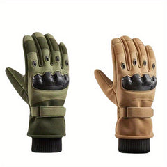 Fleece Lined Warm Keeping Sports Gloves for Winter Outdoors