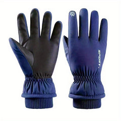 Fleece Lined Warm Keeping Sports Gloves for Winter Outdoors