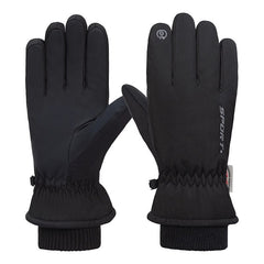 Fleece Lined Warm Keeping Sports Gloves for Winter Outdoors