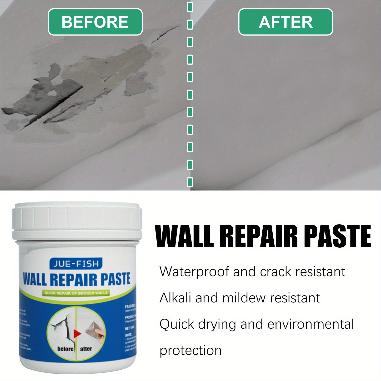 Wall Repair Paste Covering Stains Peeling Moisture-proof Wall Paint Crack Repair