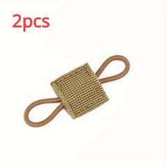 2pcs Elastic Buckle for Antenna Rods, Outdoor Camping Accessories