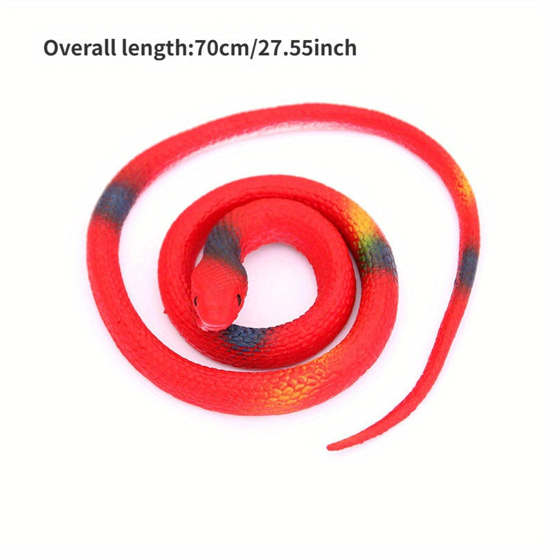 Rubber Snake Prank Toy Soft Glue Simulation Funny Joke Gift
