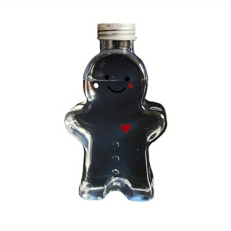 350ml Gingerbread Man Water Cup w/ Lid for Sports Travel