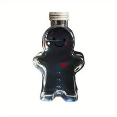 350ml Gingerbread Man Water Cup w/ Lid for Sports Travel
