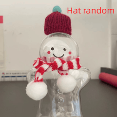 350ml Gingerbread Man Water Cup w/ Lid for Sports Travel