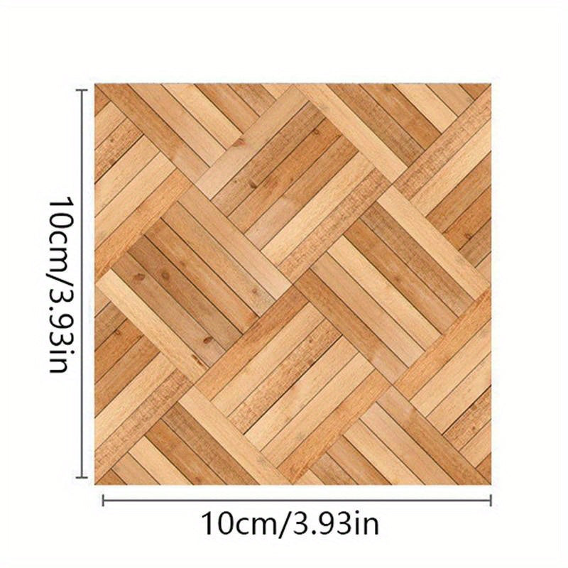 1/12 Dollhouse Grain Floor Wallpaper Tiles Sticker
