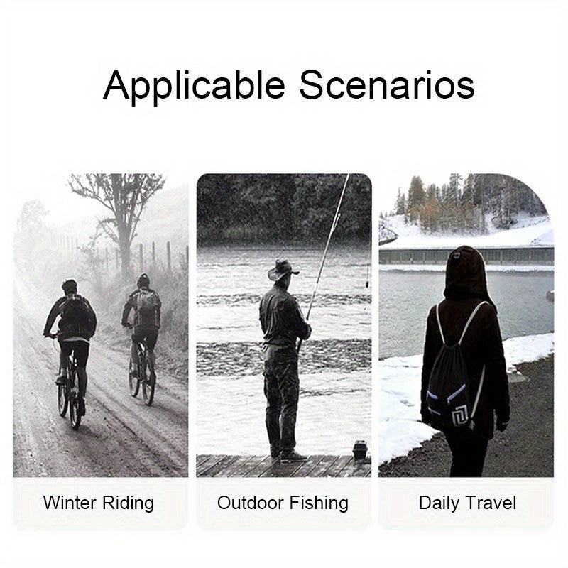 Warm Velvet Waterproof Touch Screen Cycling Gloves