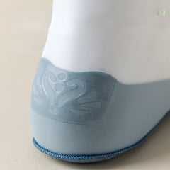 Women's Ice Silk Boat Socks 5 Pairs Thin Anti-Skid Heel Invisible Socks