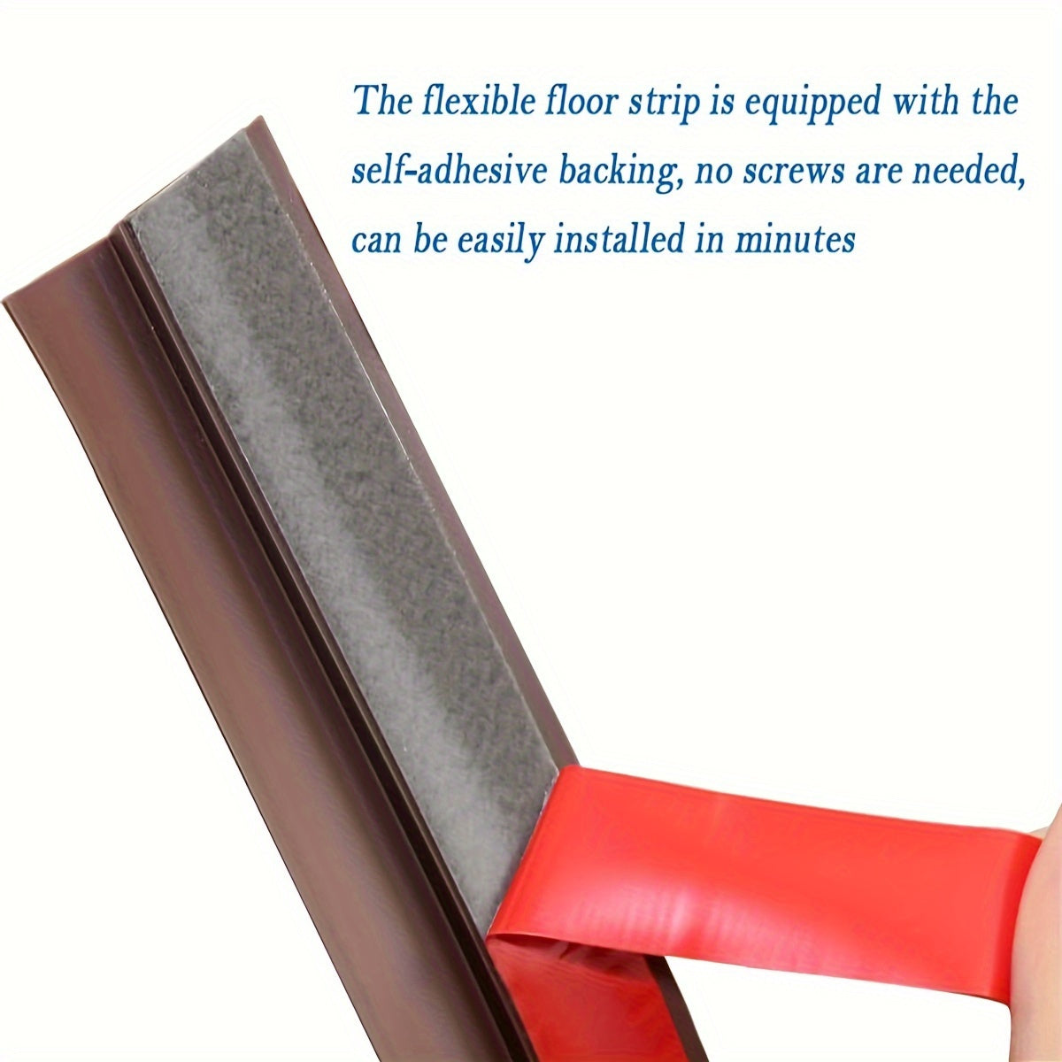 6.56ft Self Adhesive Floor Transition Strip PVC Threshold Transitions