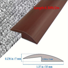 6.56ft Self Adhesive Floor Transition Strip PVC Threshold Transitions