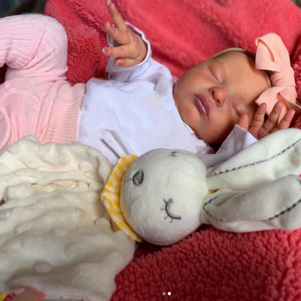 Soft Silicone Reborn Baby Doll With 3D Skin Visible Veins Toy For Girl