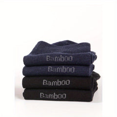 10 Pairs Men Bamboo Socks Comfortable Short Crew Sock