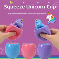 Unicorn Squeeze Toys Stress Relief Easter Basket Fillers Travel Ess