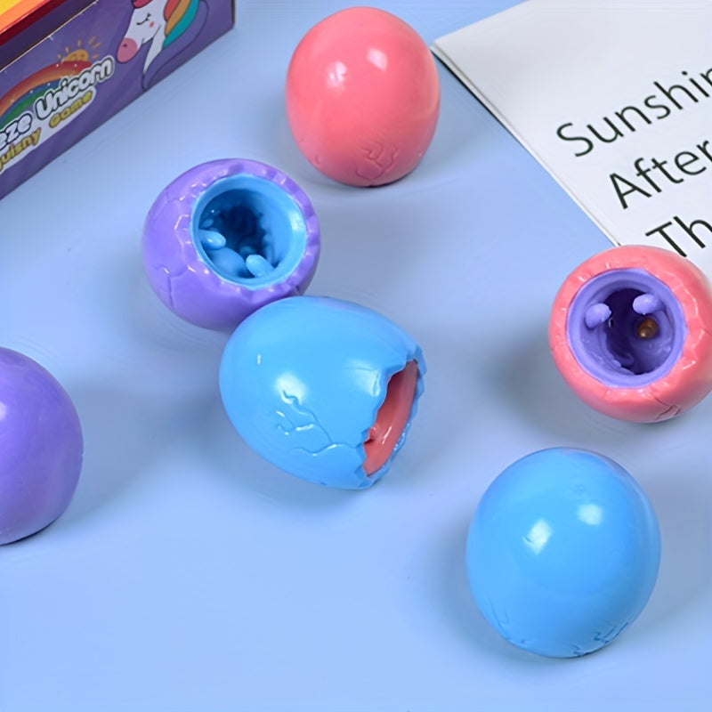 Unicorn Squeeze Toys Stress Relief Easter Basket Fillers Travel Ess