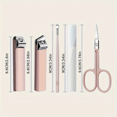 5pcs Nail Clippers Fingernail & Toenail Cutter Manicure Tool