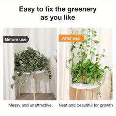 Snail Garden Plant Clips Greenhouse Support Plastic Ring